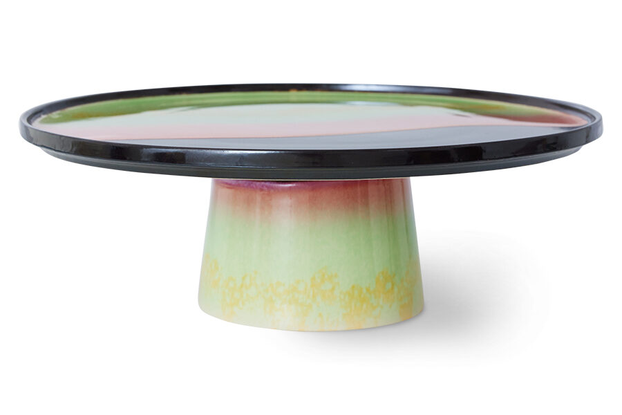 70’s Ceramics Plateau – Licorice (M)