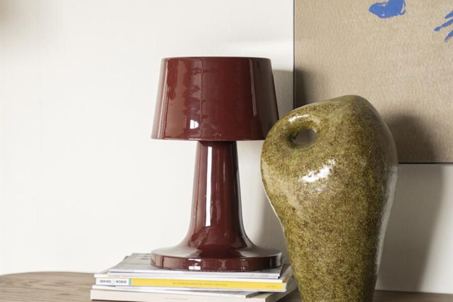 Alvo tafellamp By-Boo burgundy