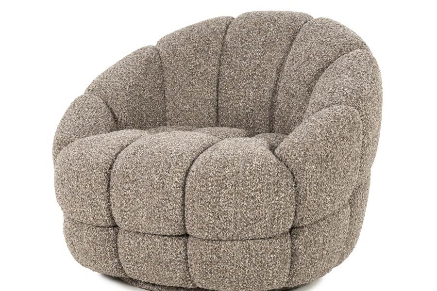 Fauteuil Tina – Taupe Flou